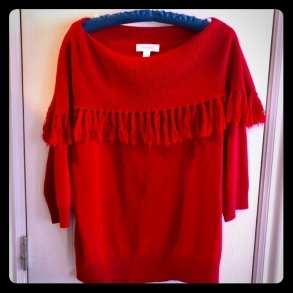 Fabulous Dressbarn Red Sweater